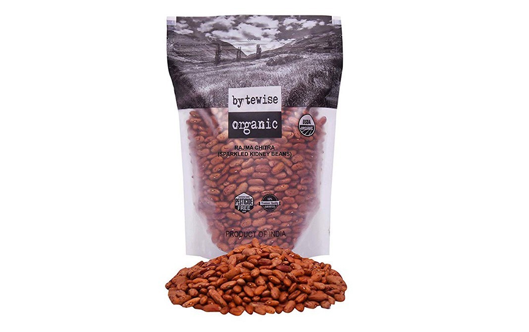 Bytewise Organic Rajma Chitra (Sparkled Kidney Beans)   Pack  500 grams